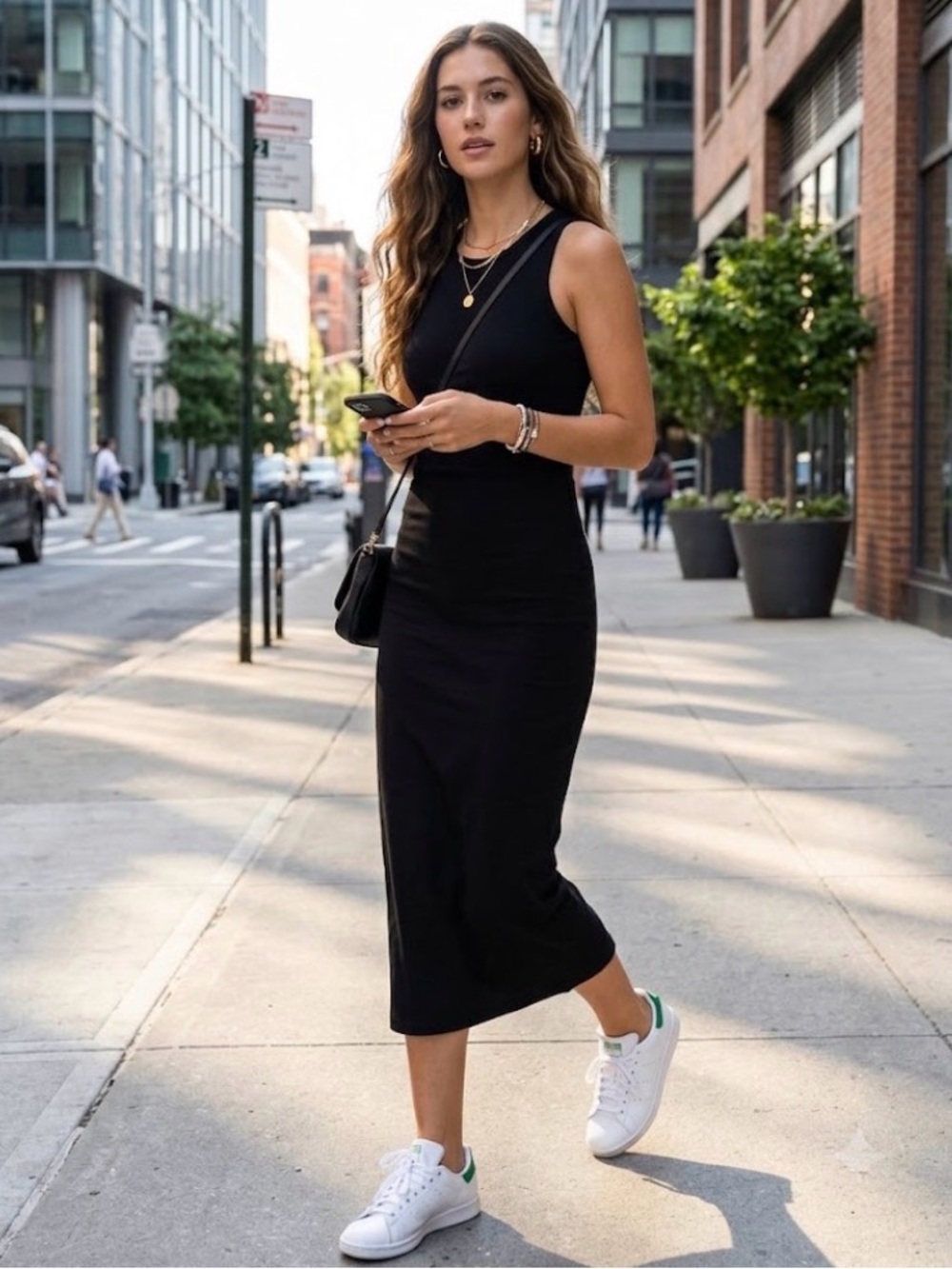 Bleusalt The Tank Dress  Size 4 Large/XL Black EUC Minimalist Classic